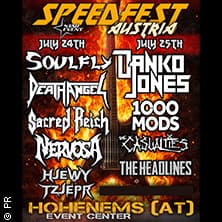 Speedfest Austria - Soulfly, Death Angel, Sacred Reich, Nervosa, Hjewy Tzjepr