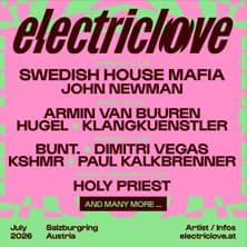 Electric Love Festival 2026 - Tageskarte Donnerstag