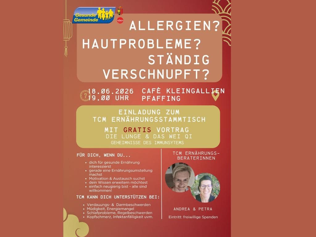 TCM Ernährungsstammtisch / Thema: Element Metall