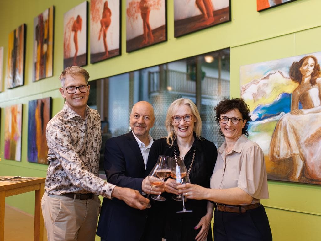 Kunst zu Gast beim Pankrazhofer – Finissage und Verabschiedung der Ausstellung