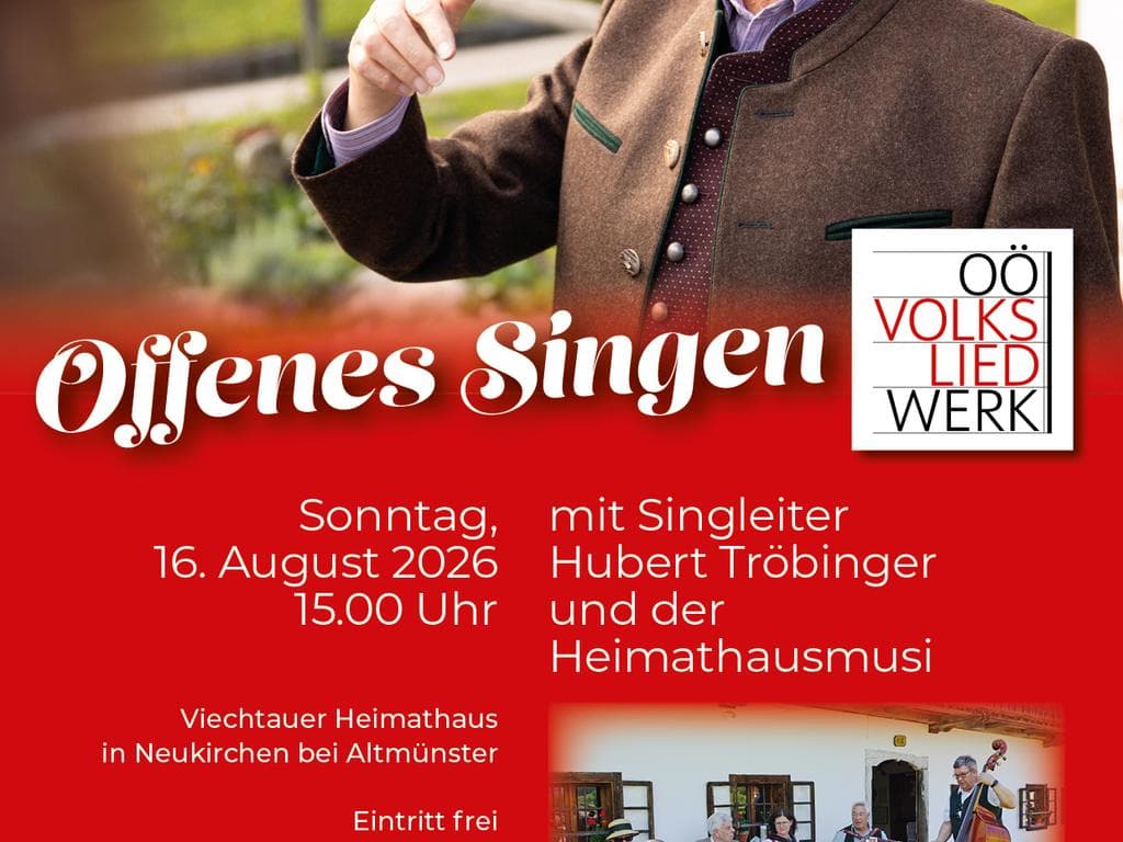 Offenes Singen mit dem OÖ. Volksliedwerk