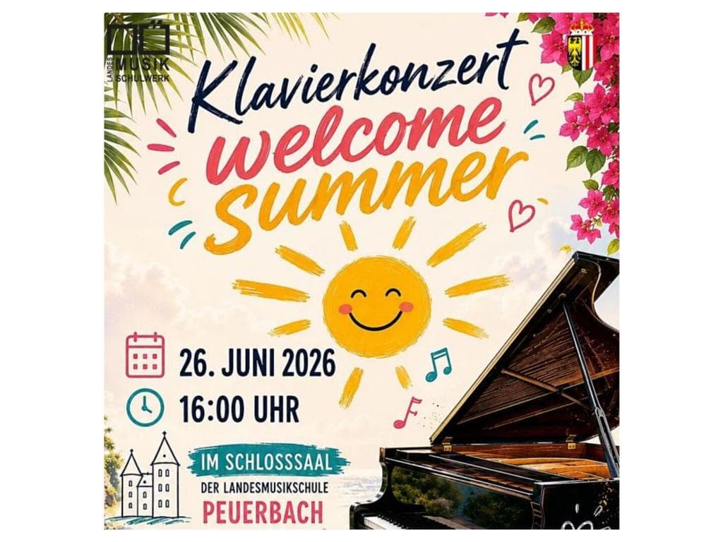 Klavierkonzert "welcome summer" LMS Peuerbach