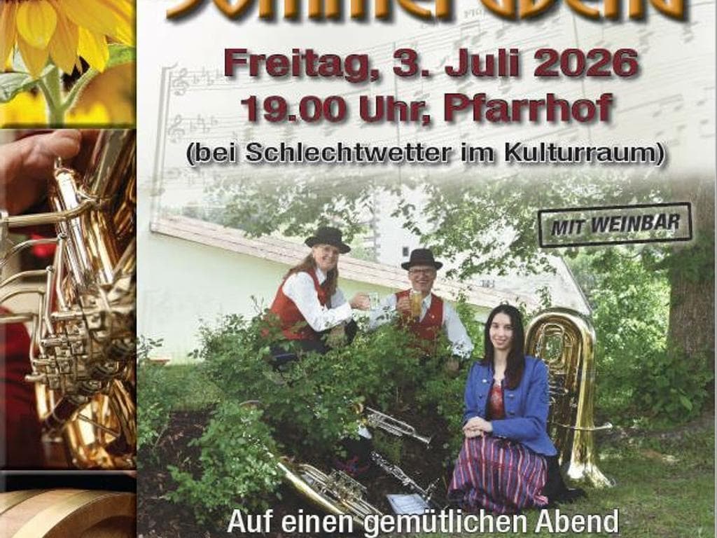 Musikalischer Sommerabend des Musikvereines *