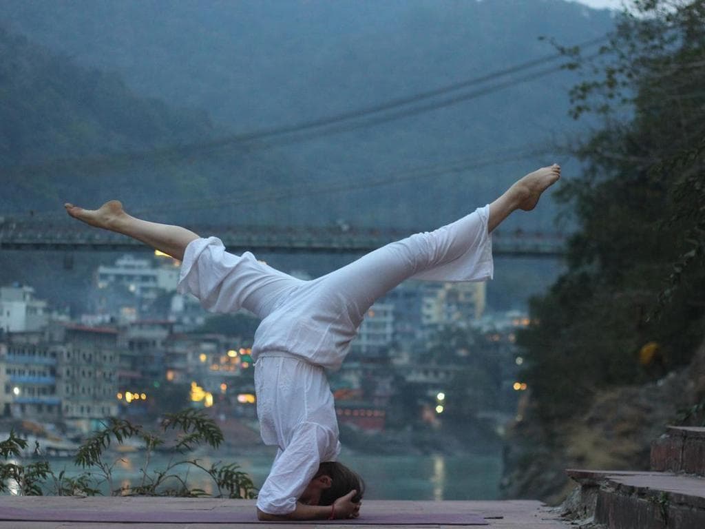 Yoga im Garten