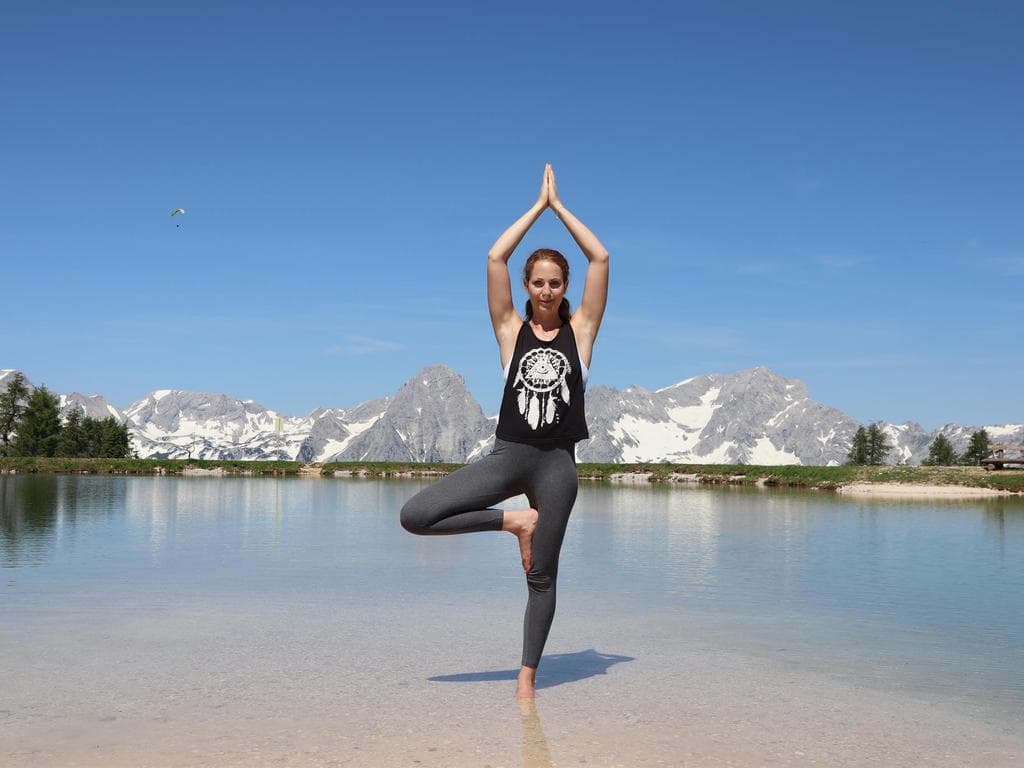 Bergyoga mit Steffi Li Yoga in Hinterstoder