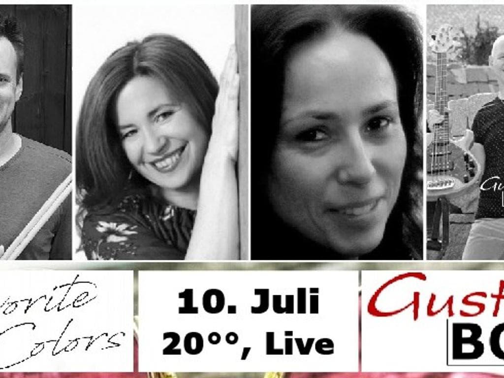 FAVORITE COLORS, Live in der Gustobox