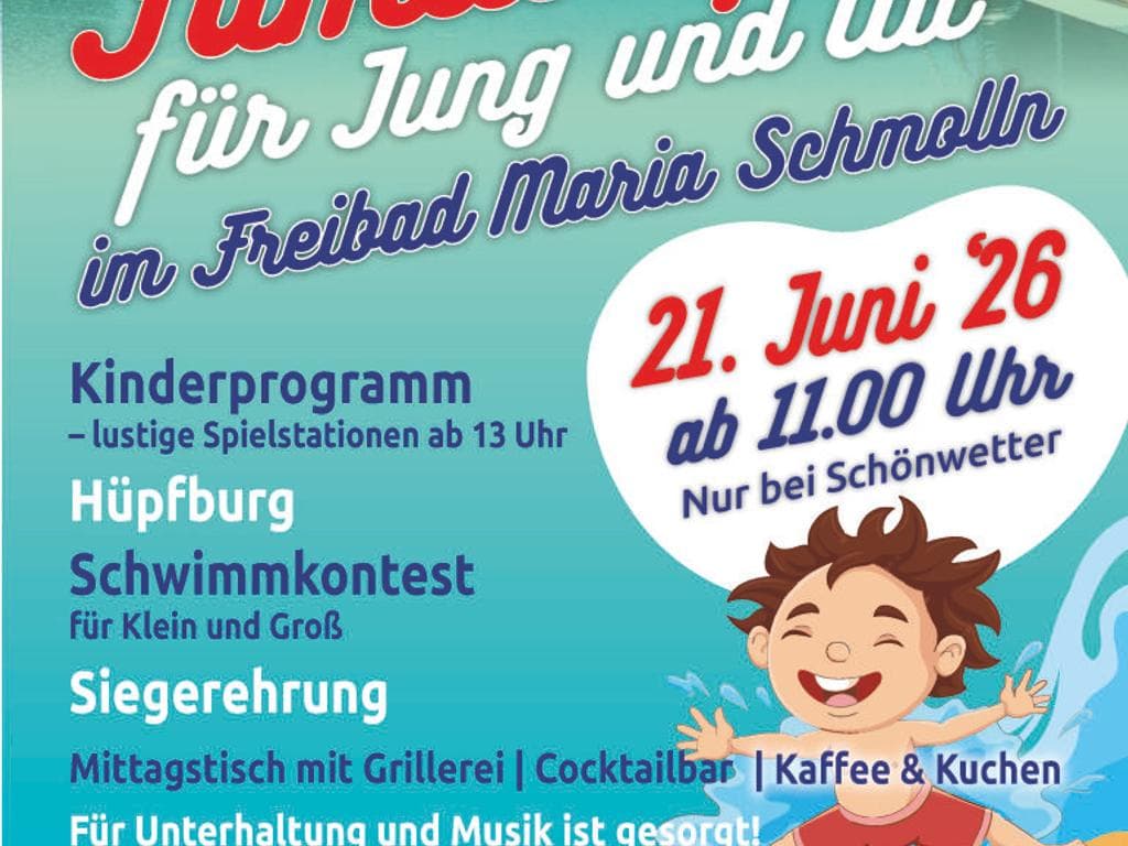 Familienfest für Jung und Alt im Freibad Maria Schmolln