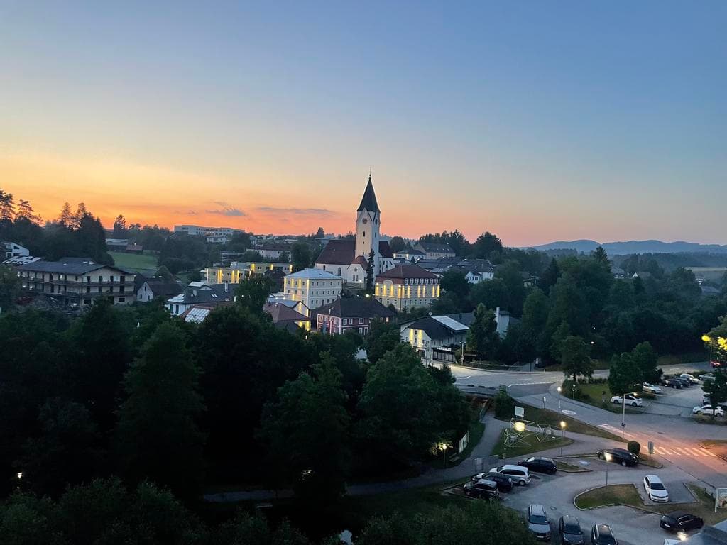 Sommerabend auf der Dachterrasse
