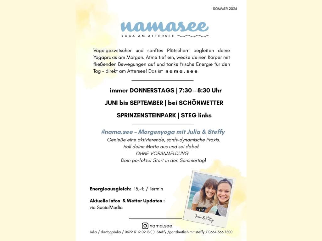 namasee - Yoga am Attersee
