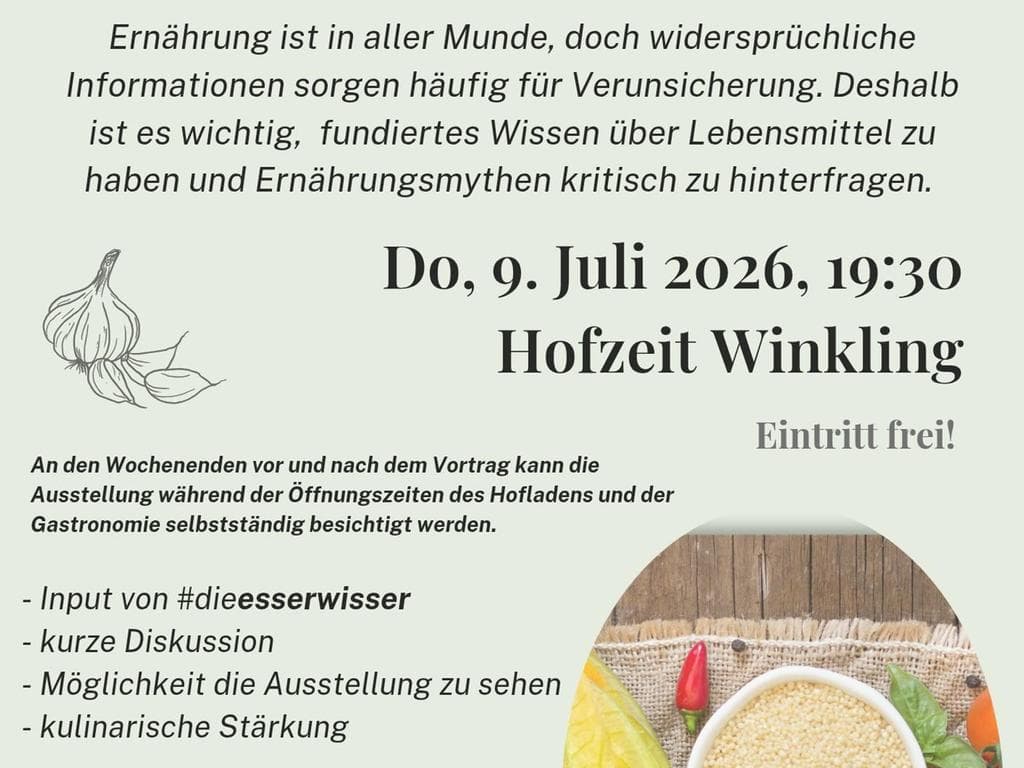 Ausstellung: Superfood vor der Haustür