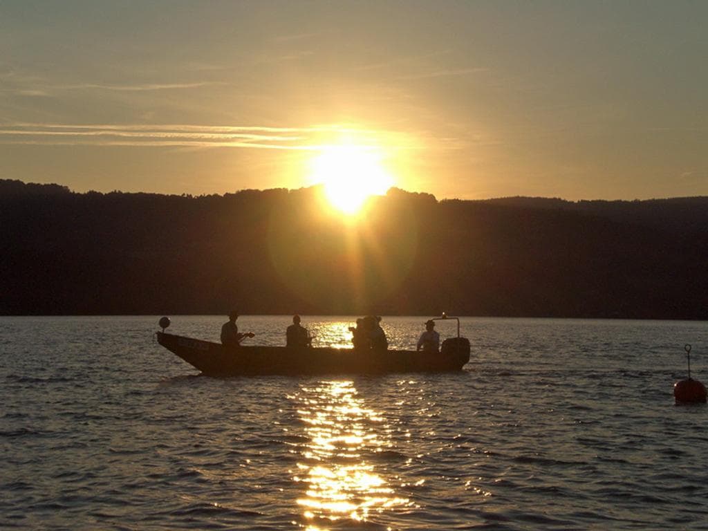 Seeblasen in Steinbach am Attersee