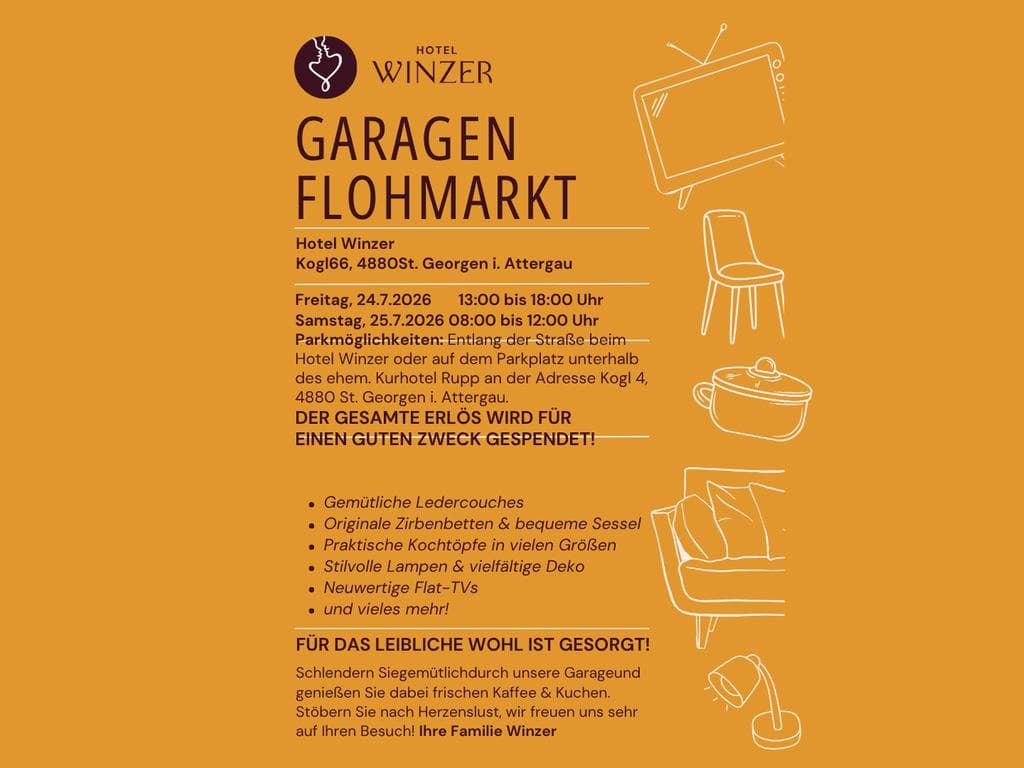 Garagen Flohmarkt - Hotel Winzer