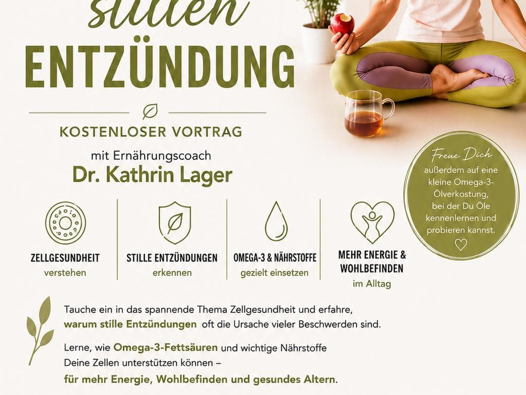 Vortrag: Die Gefahr der stillen Entzündung