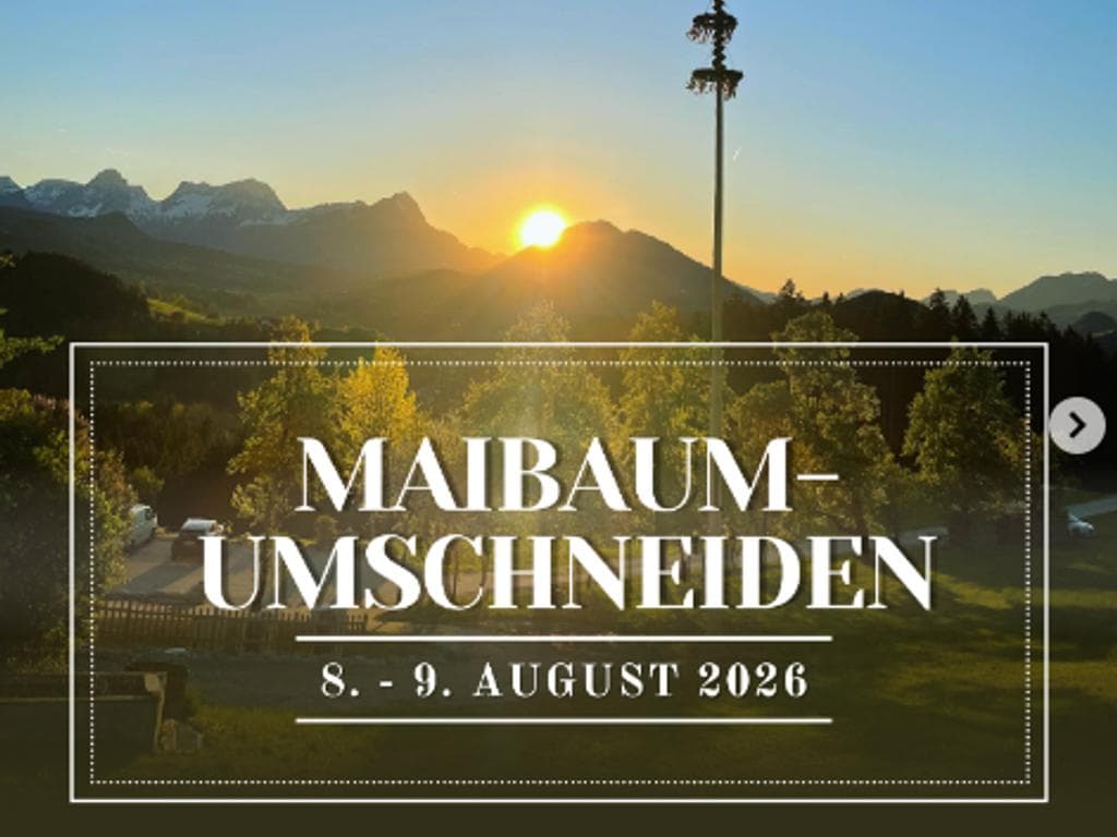 Maibaum-Umschneiden