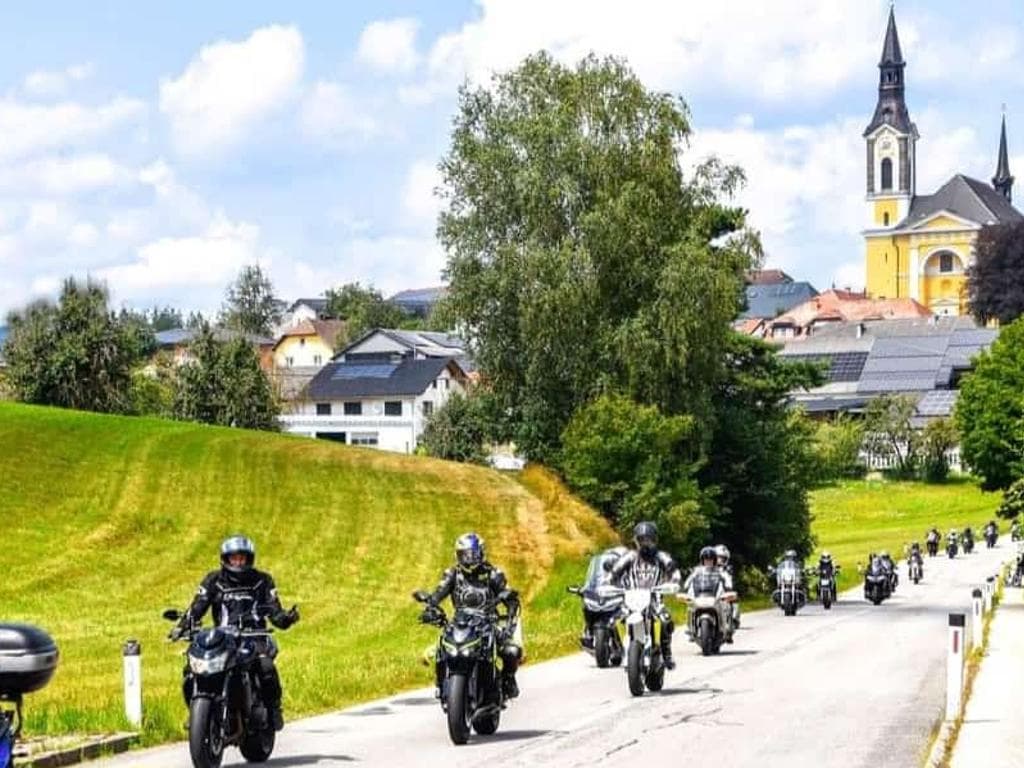 Biker Motorradausfahrt