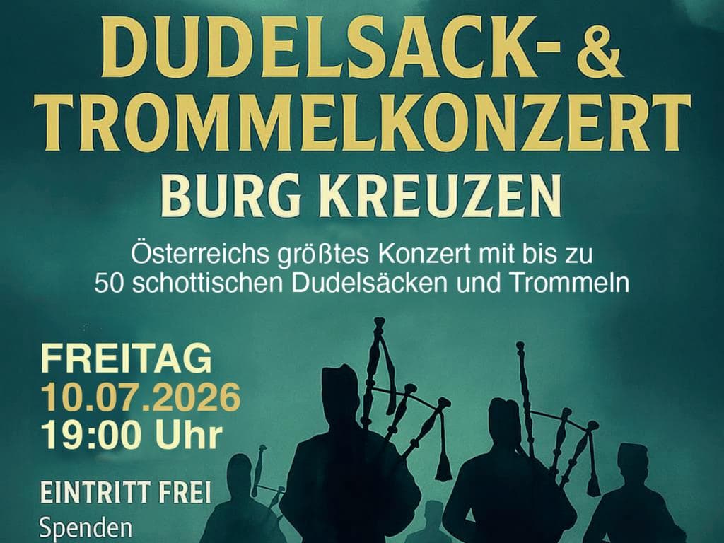 Dudelsack- und Trommelkonzert