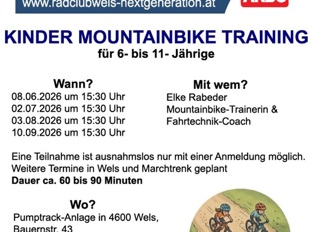 Kinder Mountainbike Training