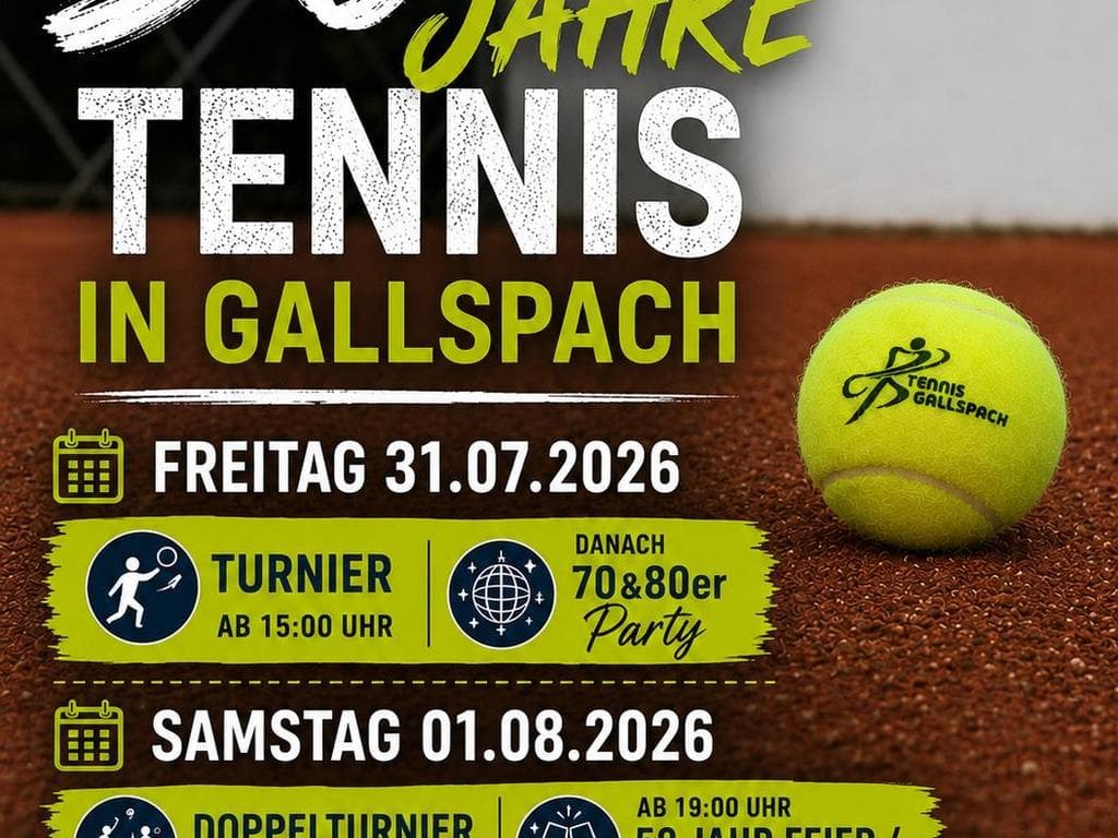 50 Jahre Tennis in Gallspach