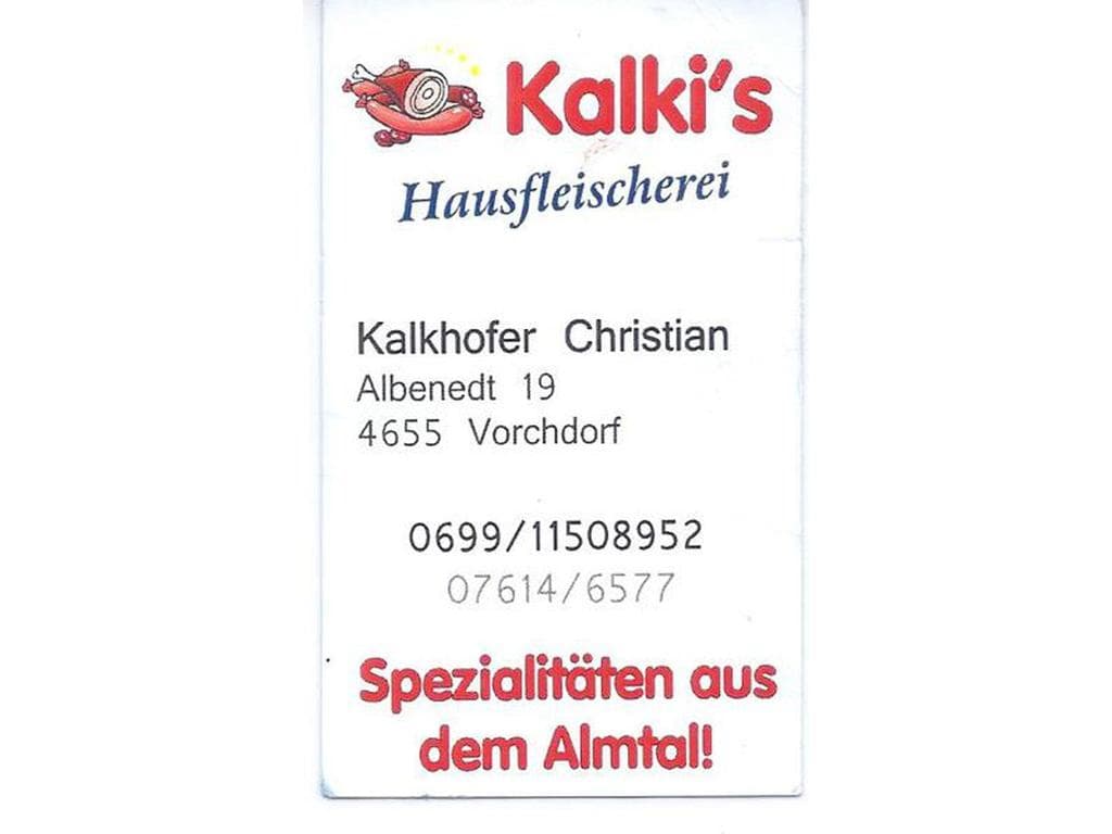 Kalki´s Hausfleischerei und Catering