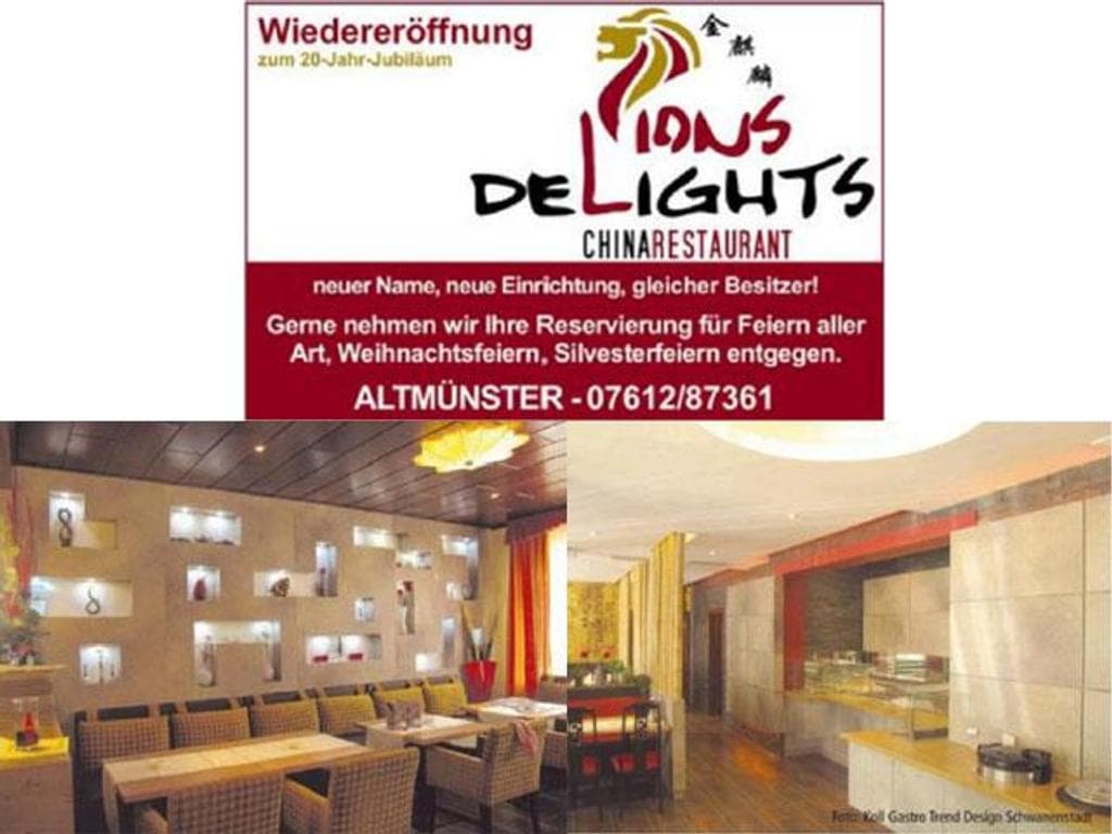 China Restaurant Lions Delight