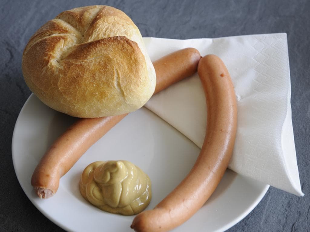 Würstlstand am Volksgarten