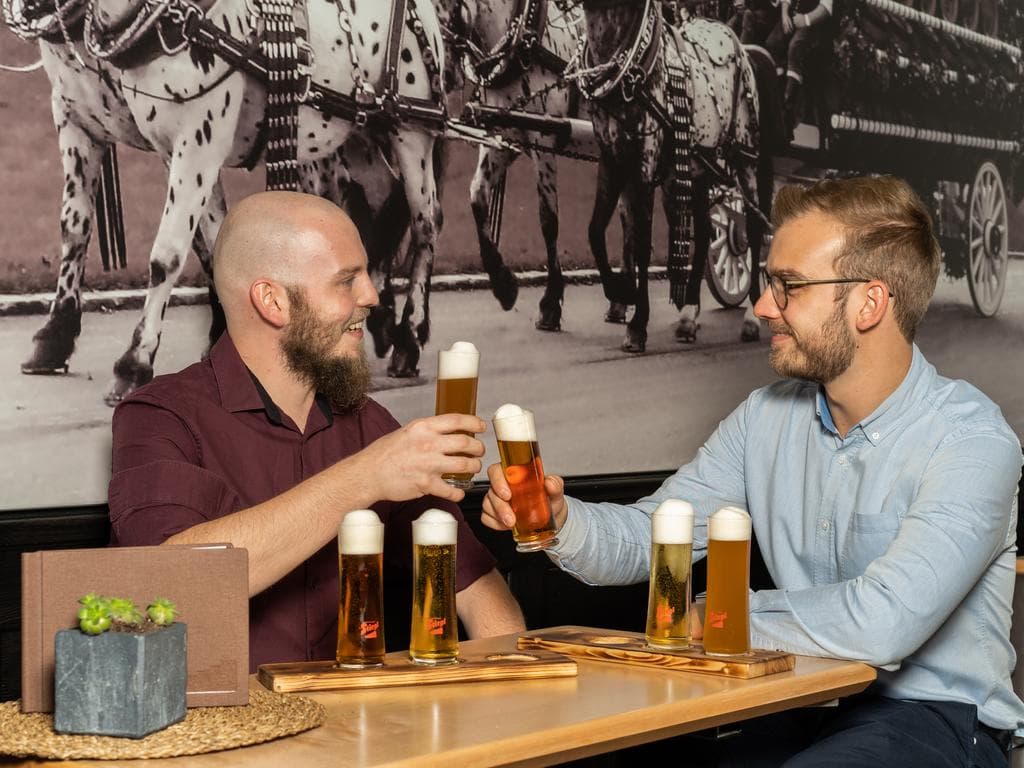 Stieglitz im Stiegl-Klosterhof