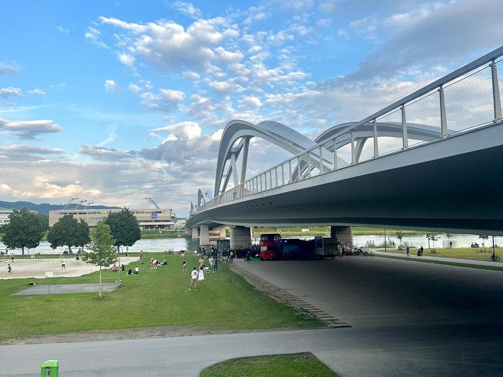 Under the bridge